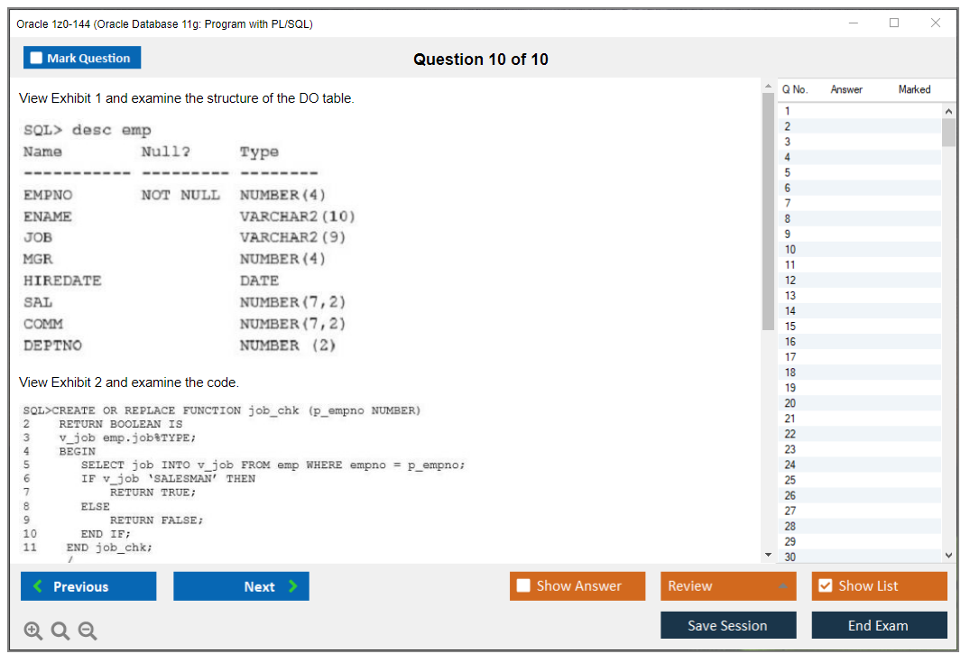 2024 1Z1-082 Accurate Answers - Practice 1Z1-082 Test, Oracle Database Administration I Sample Exam