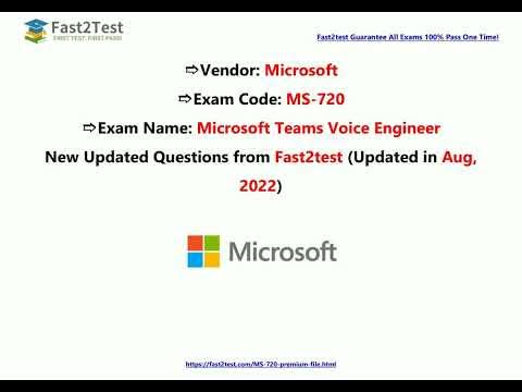 Microsoft MS-720 New Guide Files & New APP MS-720 Simulations