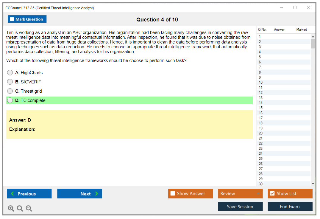 312-85 Certificate Exam, ECCouncil Latest 312-85 Test Report