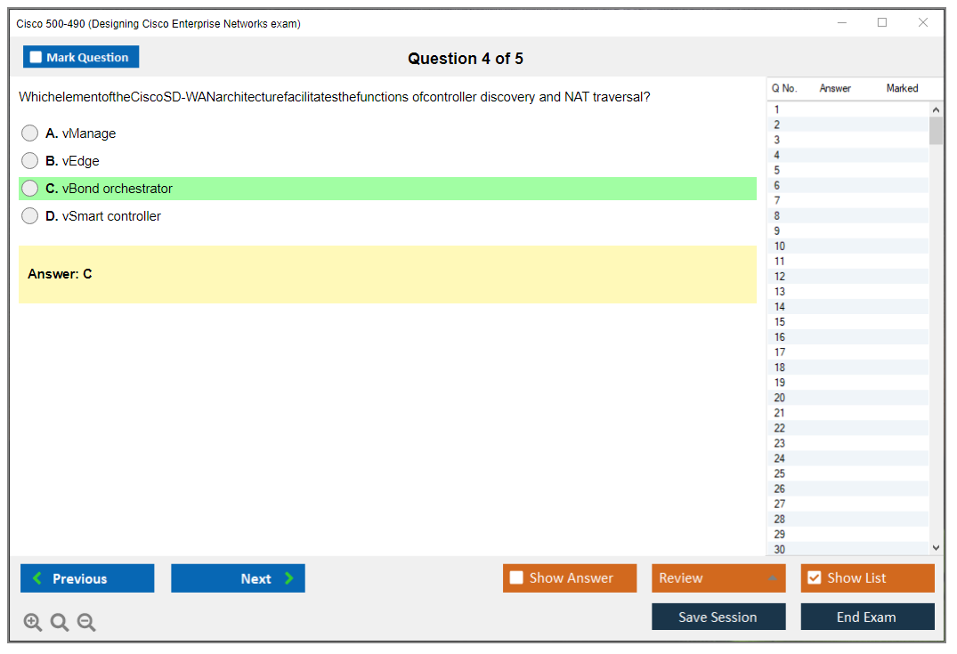 New 500-490 Braindumps & Cisco Test 500-490 Questions Answers