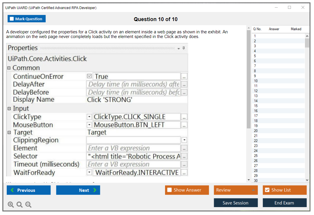 UiPath-ARDv1 Valid Test Simulator, UiPath UiPath-ARDv1 Minimum Pass Score