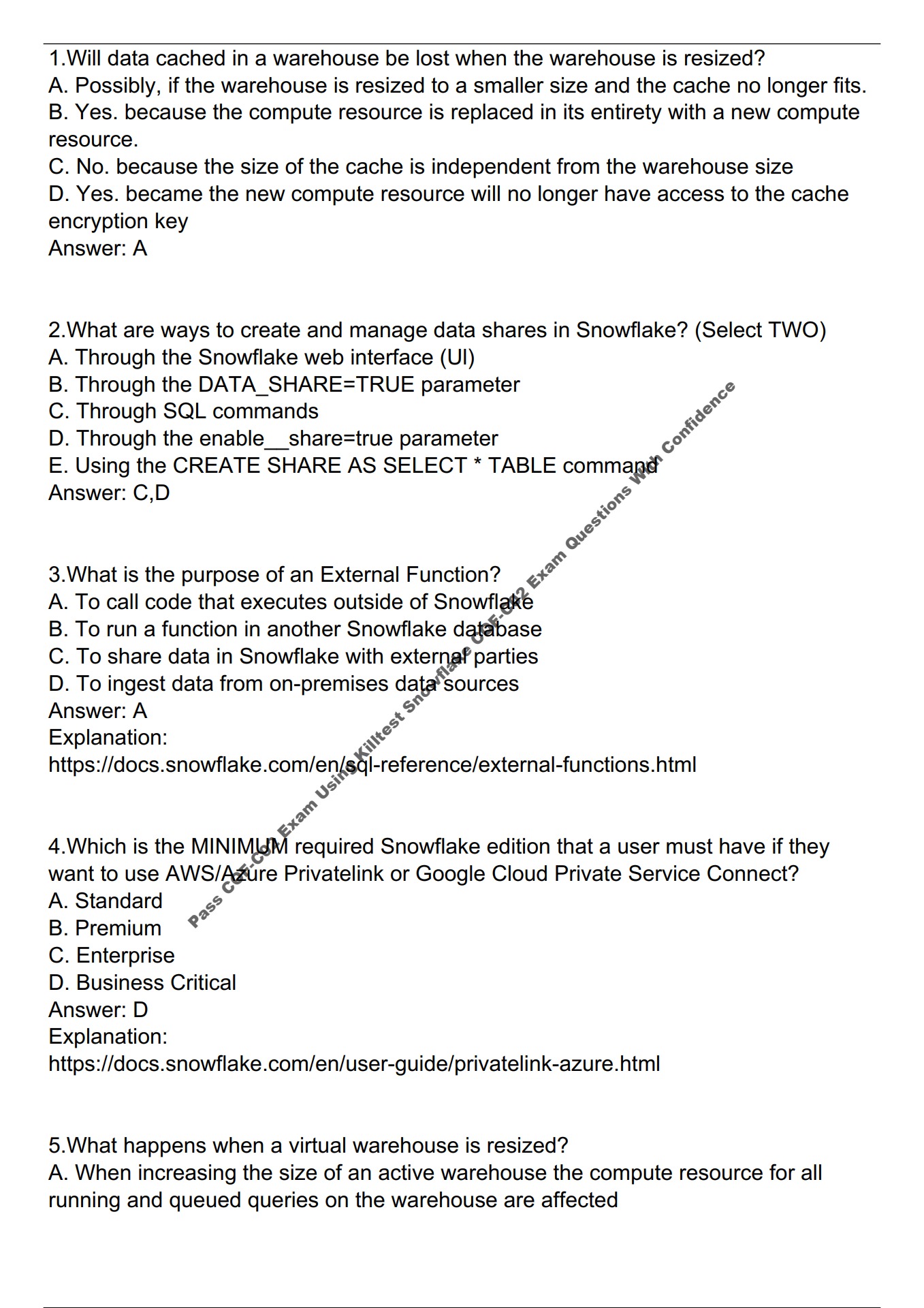 Snowflake Dumps COF-C02 Questions | COF-C02 Exam Cram Pdf