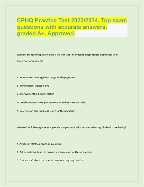 CPHQ Related Exams, Interactive CPHQ Questions | CPHQ Certification Test Questions