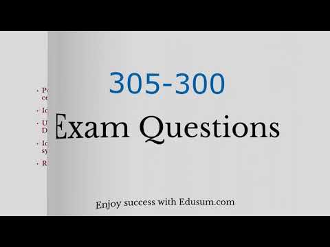 Lpi Latest 305-300 Test Online - Valid 305-300 Exam Question