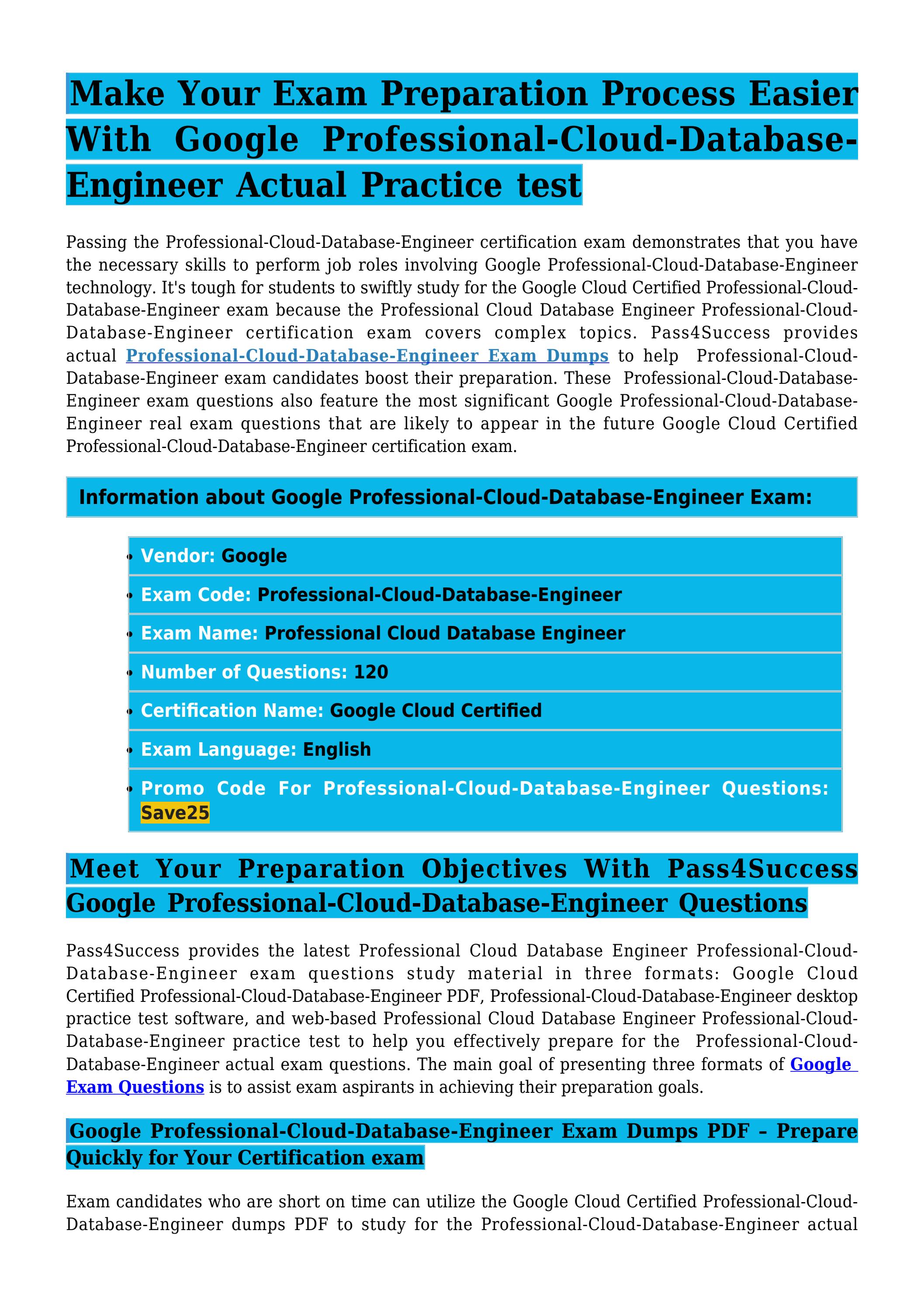 Professional-Cloud-Database-Engineer Test Objectives Pdf - Professional-Cloud-Database-Engineer Exam Torrent, Real Professional-Cloud-Database-Engineer Dumps