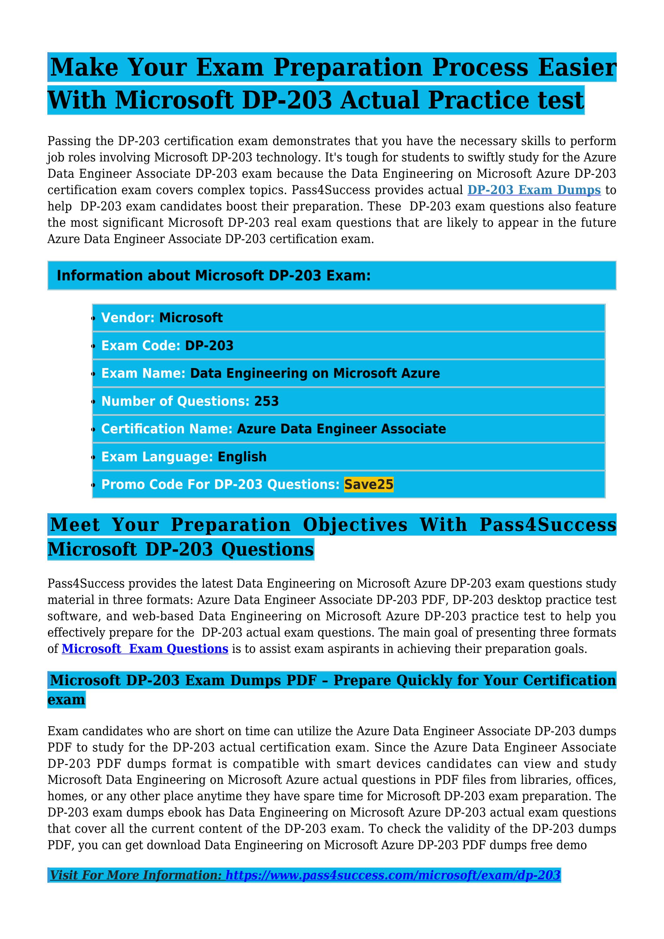 DP-203 Reliable Test Notes & Microsoft Valid Exam DP-203 Vce Free