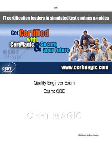 CQE Real Question, ASQ CQE New Test Materials