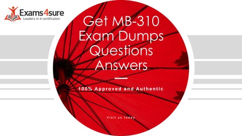 Test MB-310 Passing Score, Microsoft Test MB-310 Simulator Free