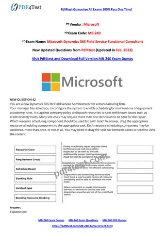 Valid MB-240 Test Review, MB-240 Valid Test Tips | MB-240 Actual Braindumps