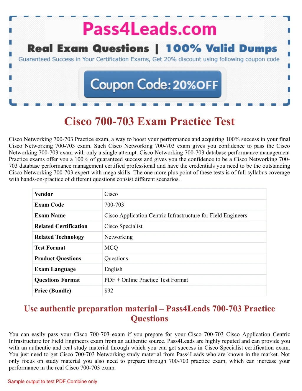 Cisco Dump 700-695 Check - Study 700-695 Material, 700-695 Visual Cert Exam