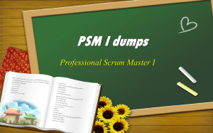 PSM-I Latest Training, PSM-I Latest Exam Answers | PSM-I Detailed Answers