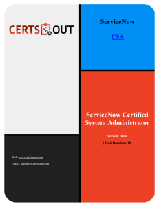 CSA Vce Torrent & ServiceNow Valid CSA Test Cram - Braindump CSA Pdf