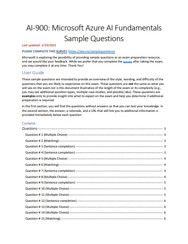 Exam AI-900 Success | Exam AI-900 Success & AI-900 Valid Test Testking