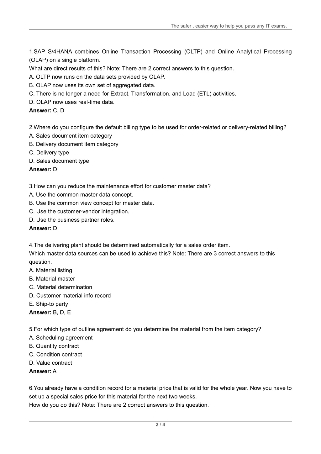 C_TS462_2021 100% Accuracy, Exam C_TS462_2021 Pass4sure | SAP Certified Application Associate - SAP S/4HANA Sales 2021 Verified Answers