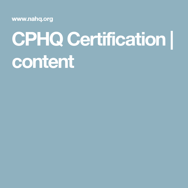 NAHQ CPHQ Exam - Relevant CPHQ Answers, Exam CPHQ Learning