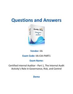 IIA-CIA-Part1 Latest Study Notes & Reliable IIA-CIA-Part1 Braindumps Questions