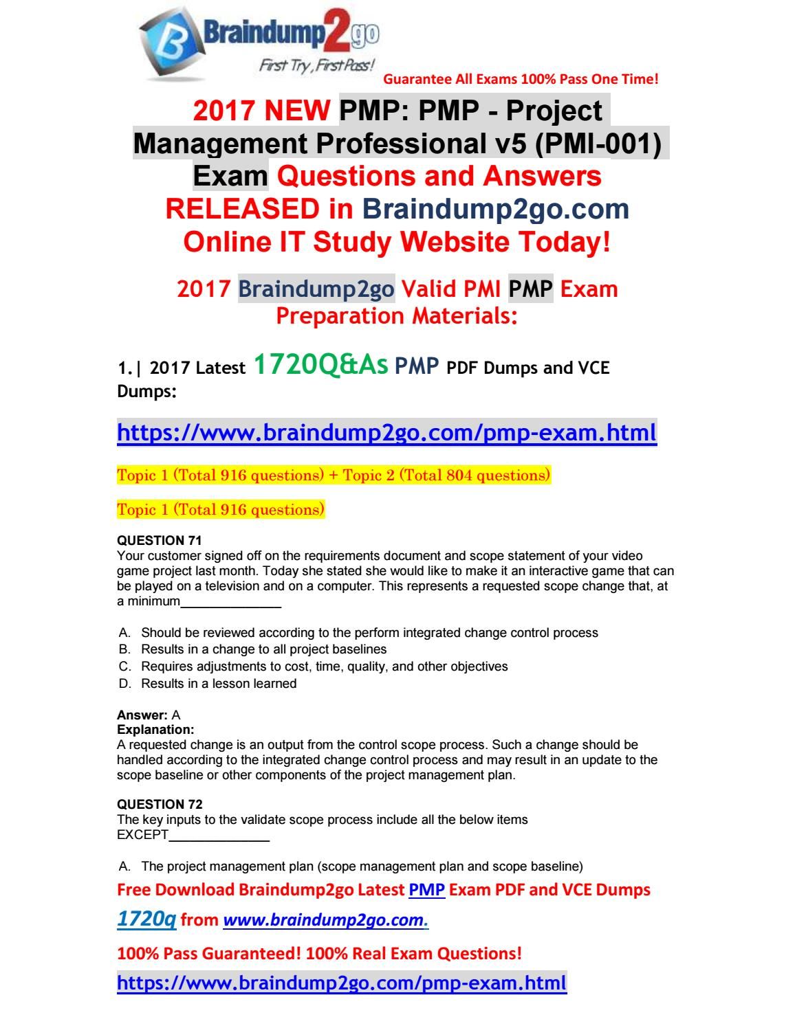 PMI PMP Valid Exam Forum - Practice PMP Exams