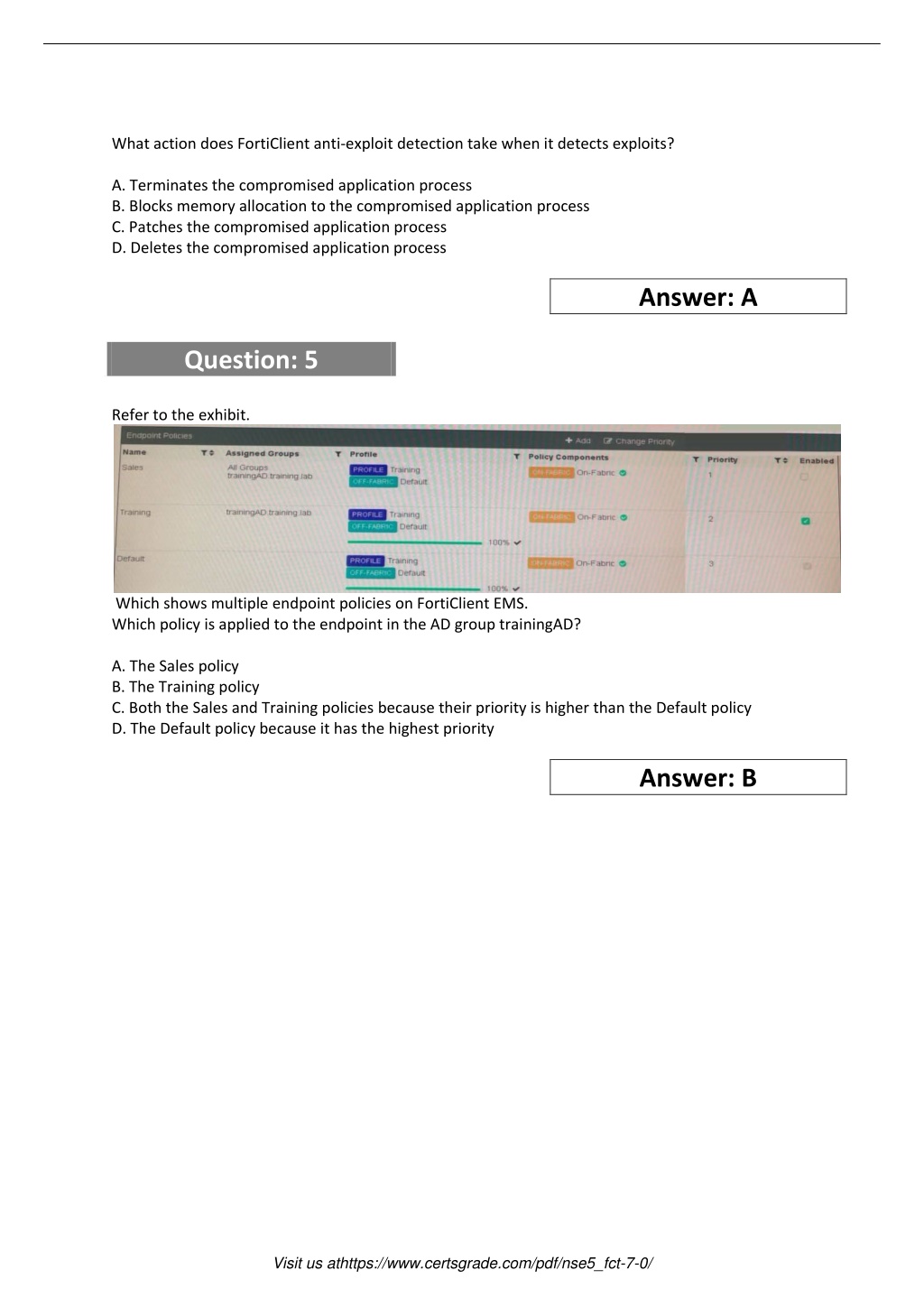 Fortinet Updated NSE5_FMG-7.0 Test Cram, Updated NSE5_FMG-7.0 CBT | NSE5_FMG-7.0 Certification Test Questions