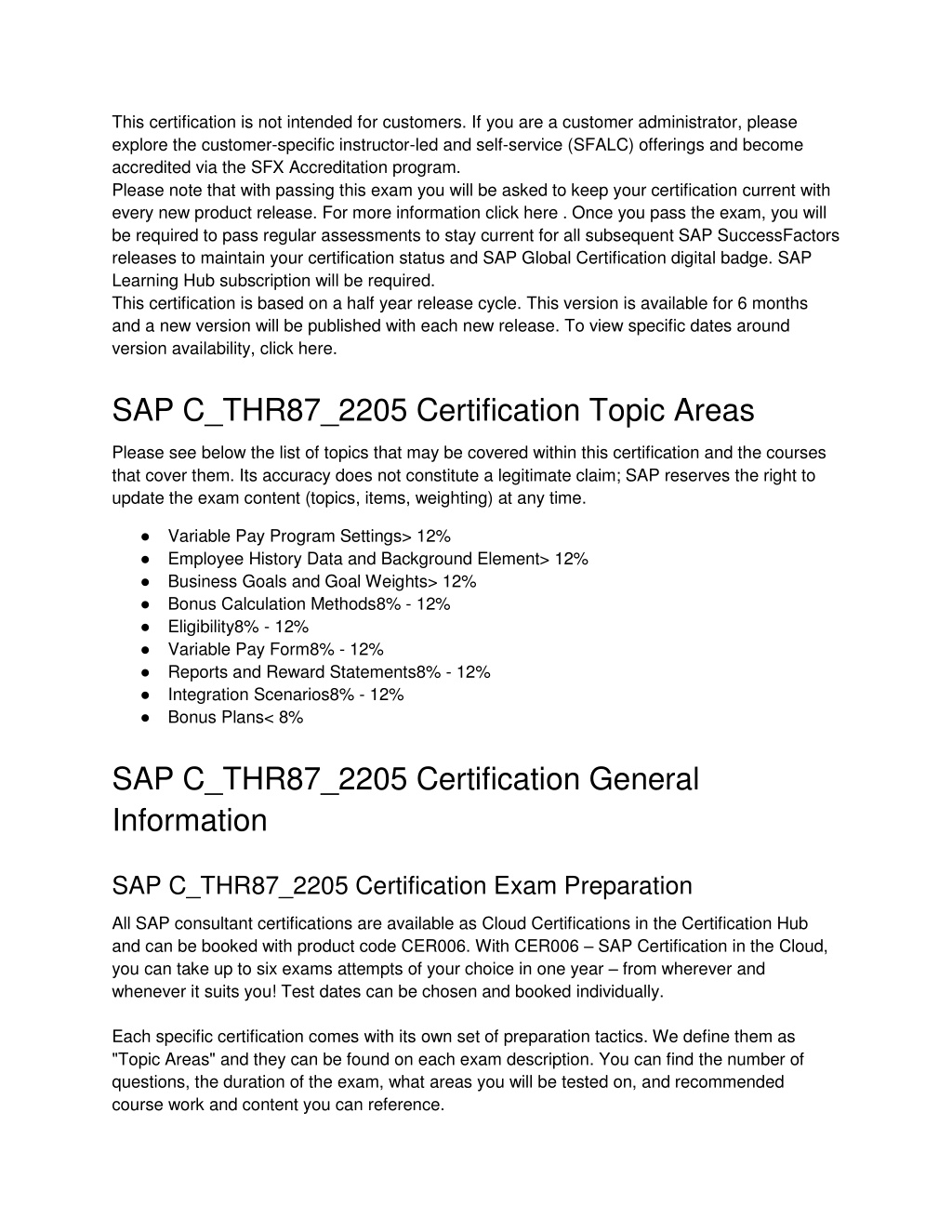 C_THR87_2211 Practice Questions - SAP Reliable C_THR87_2211 Exam Pdf