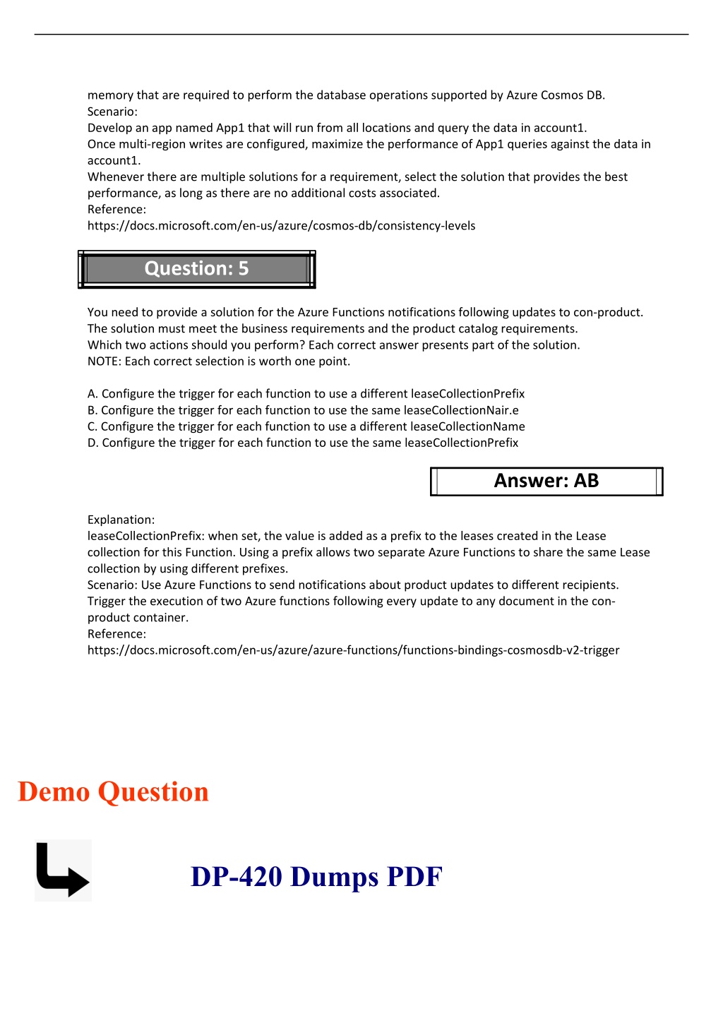 DP-420 Simulated Test, Microsoft Certification DP-420 Book Torrent