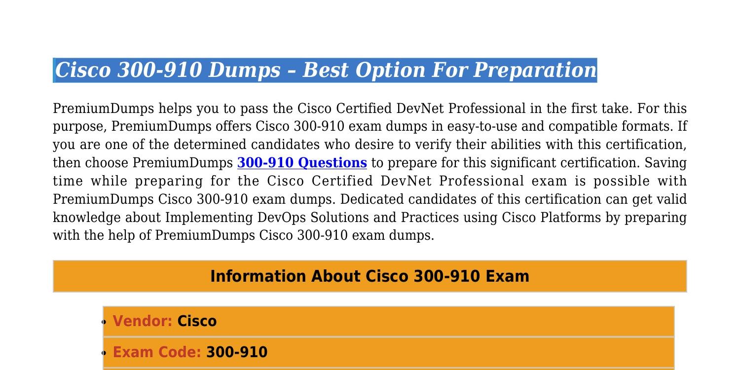 Reliable 300-910 Exam Book | Cisco New 300-910 Test Camp