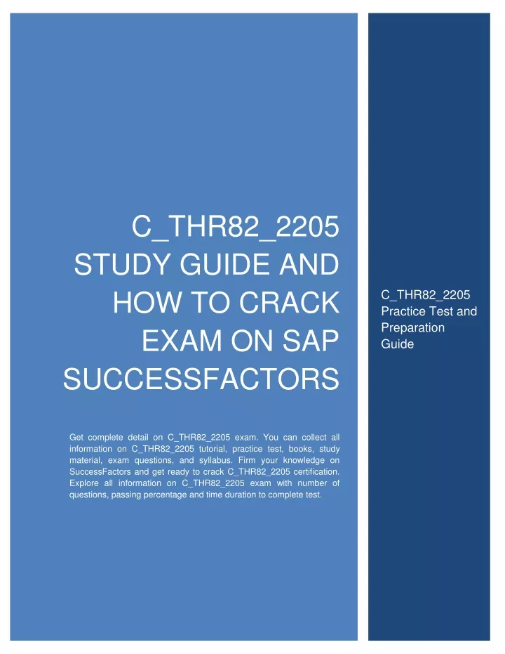 Reliable C-THR84-2205 Exam Questions | SAP C-THR84-2205 Test Torrent