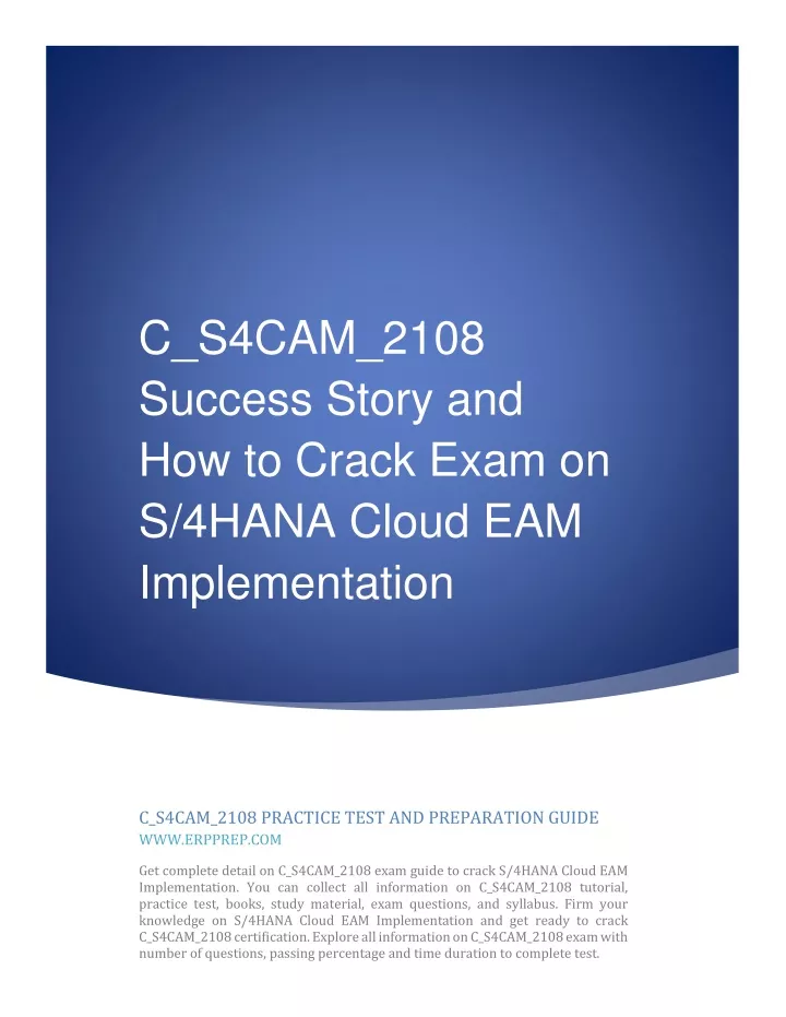 C-S4CAM-2302 Test Voucher & Valid C-S4CAM-2302 Practice Materials - C-S4CAM-2302 Reliable Test Syllabus