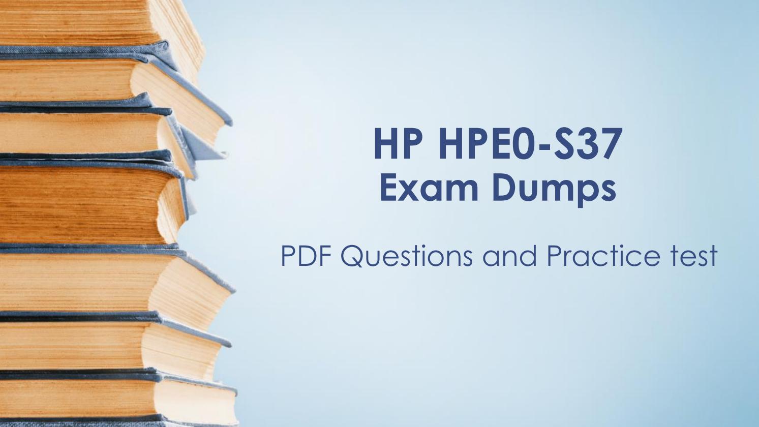 HP New HPE0-G03 Test Review - HPE0-G03 Online Training