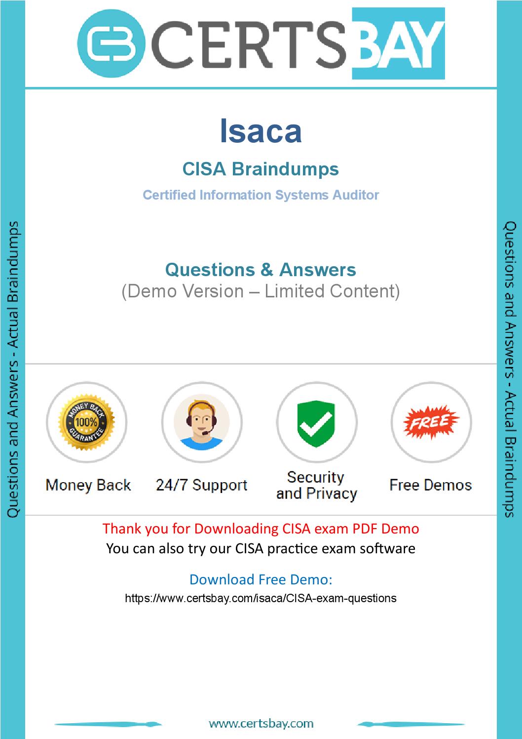 CISA Reliable Dumps Sheet, ISACA CISA New Real Exam