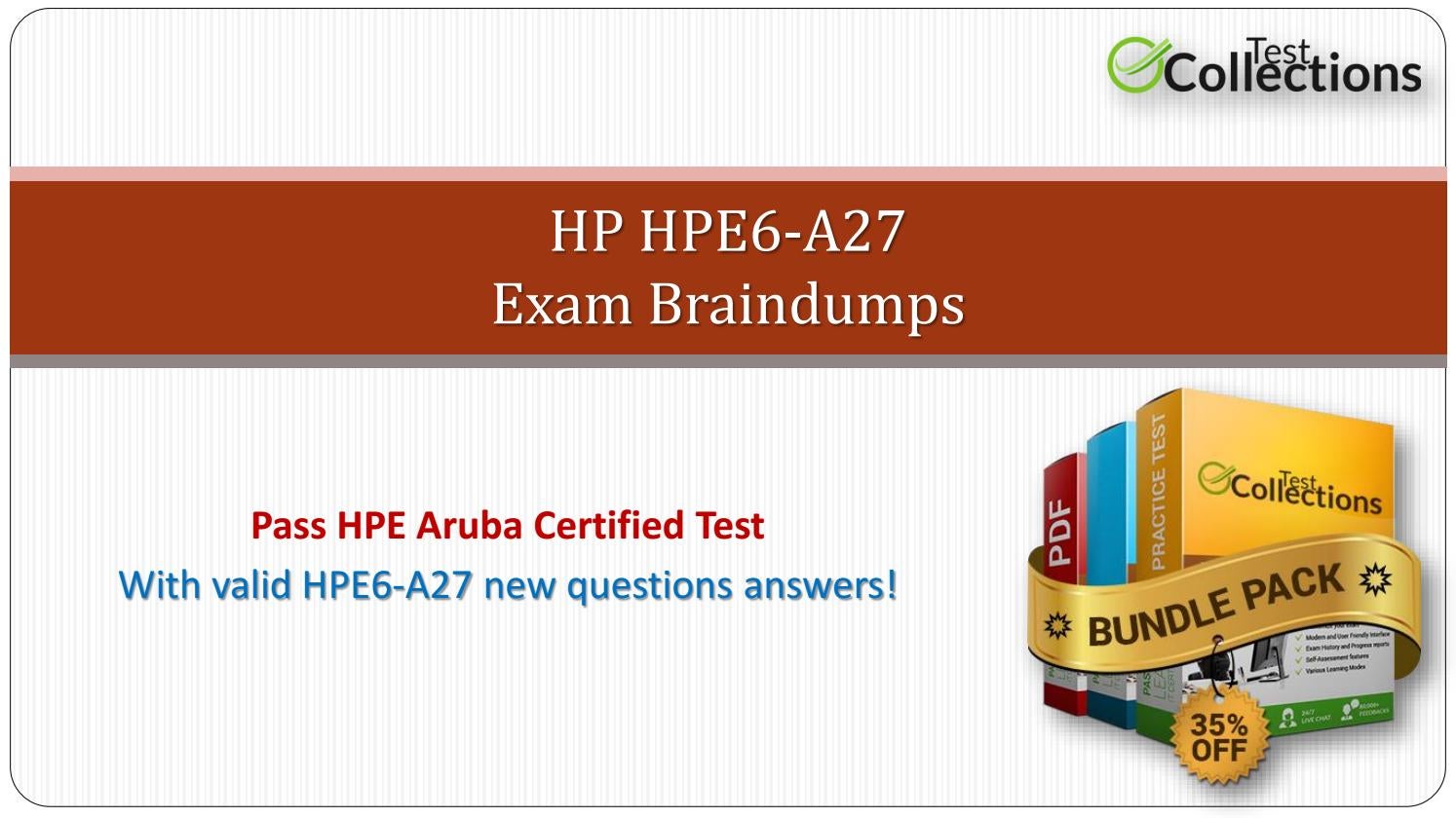 HPE6-A73 Exams Collection - HP Formal HPE6-A73 Test, Certification HPE6-A73 Exam Dumps