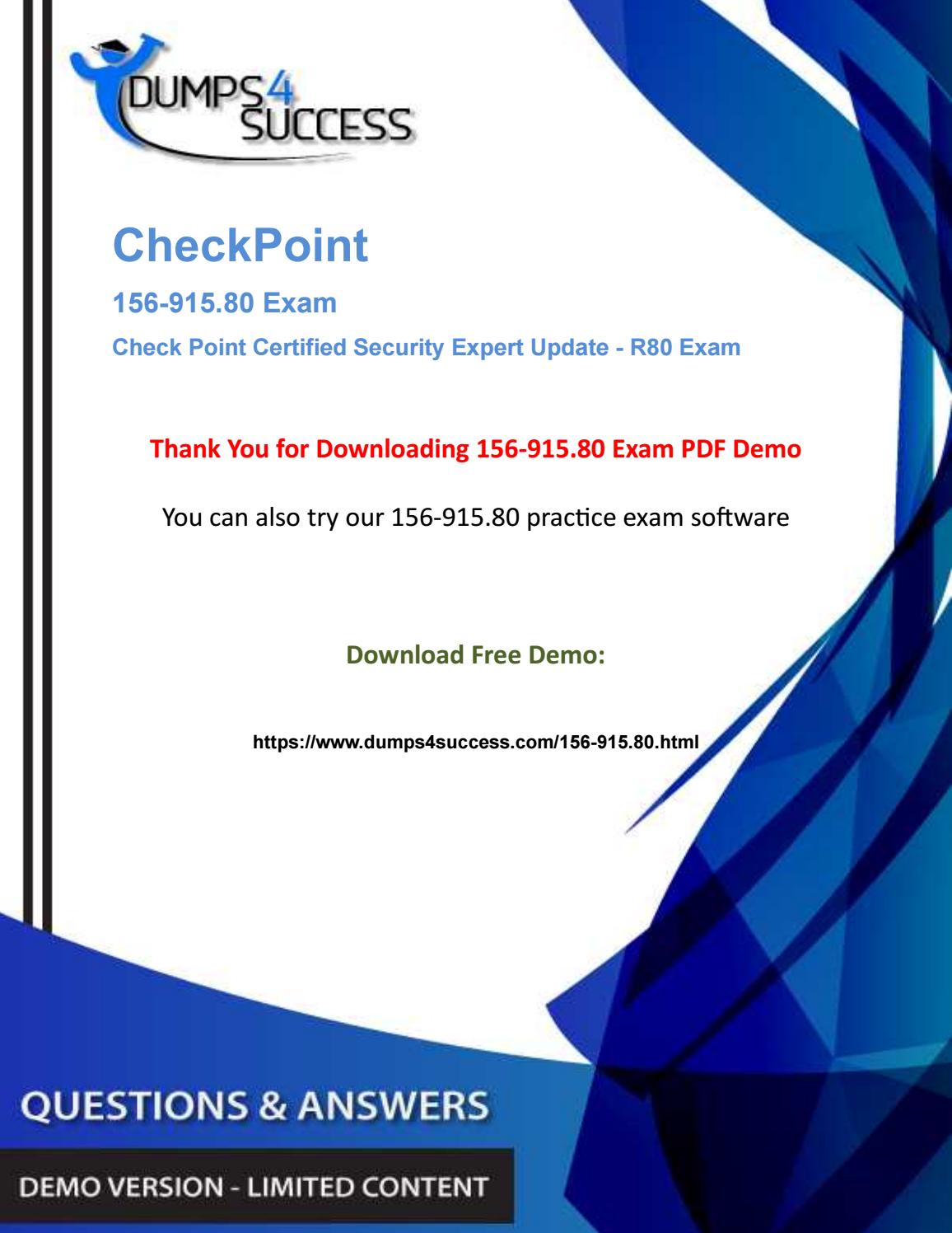 156-835 Dump Collection - CheckPoint 156-835 Reliable Test Vce