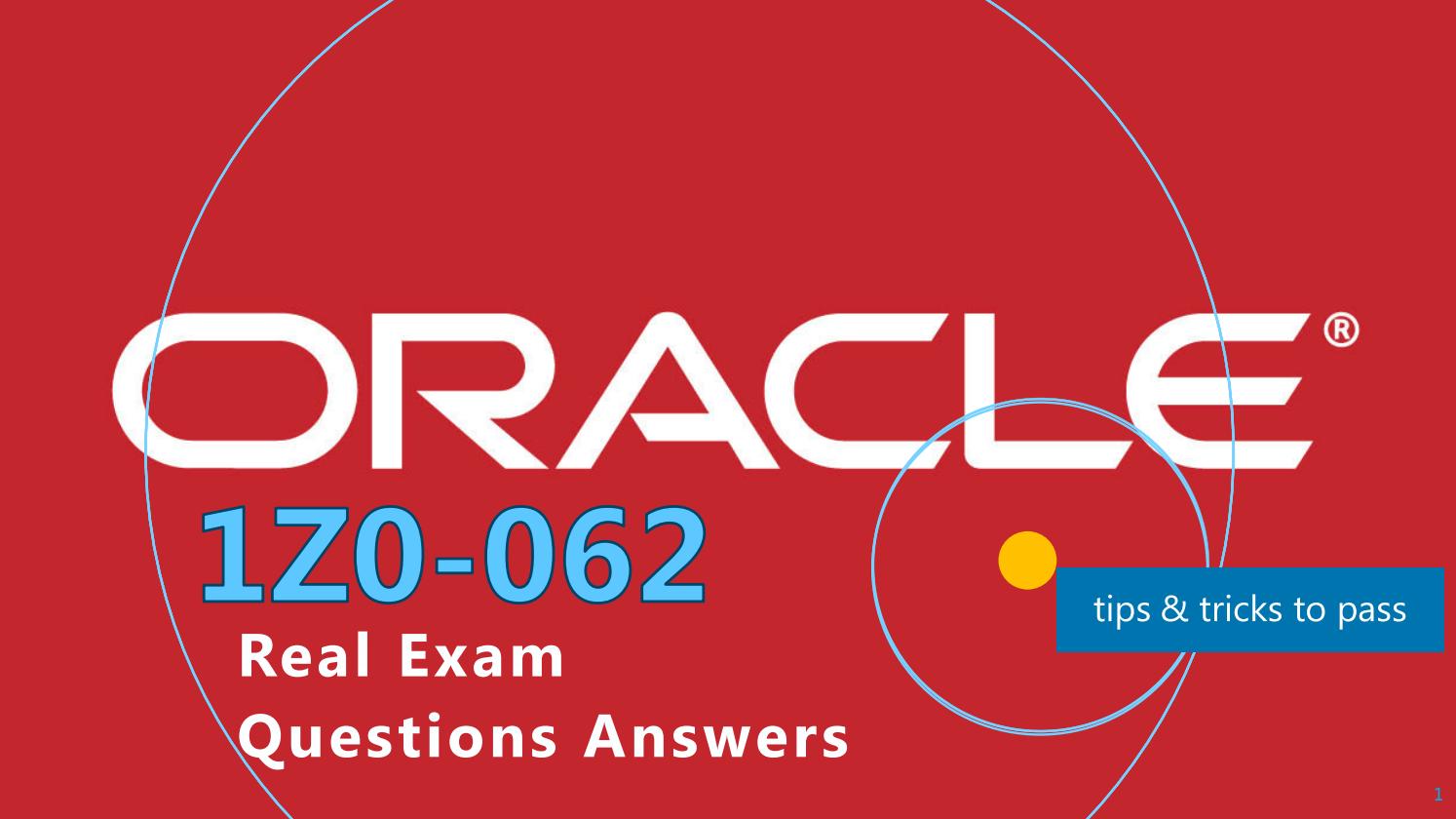 2024 Actual 1Z0-082 Test Answers | 1Z0-082 Vce Test Simulator & Oracle Database Administration I Valid Exam Guide