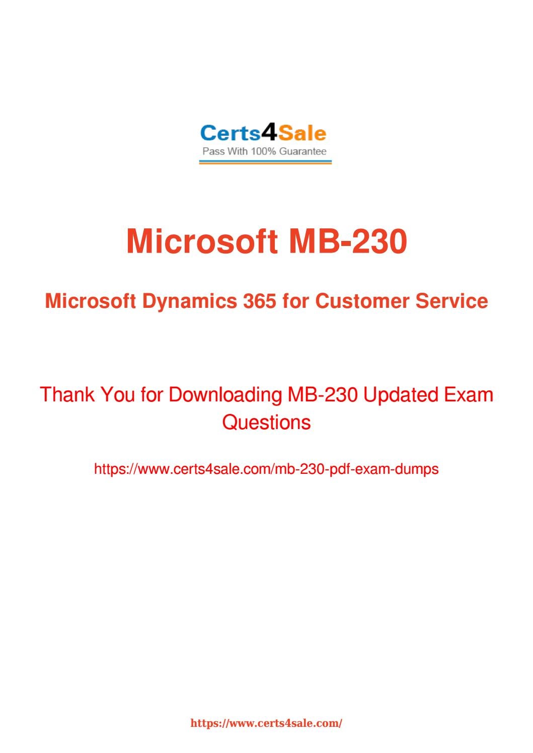 MB-230 Reliable Exam Online - Exam MB-230 Questions, MB-230 Pass Test Guide