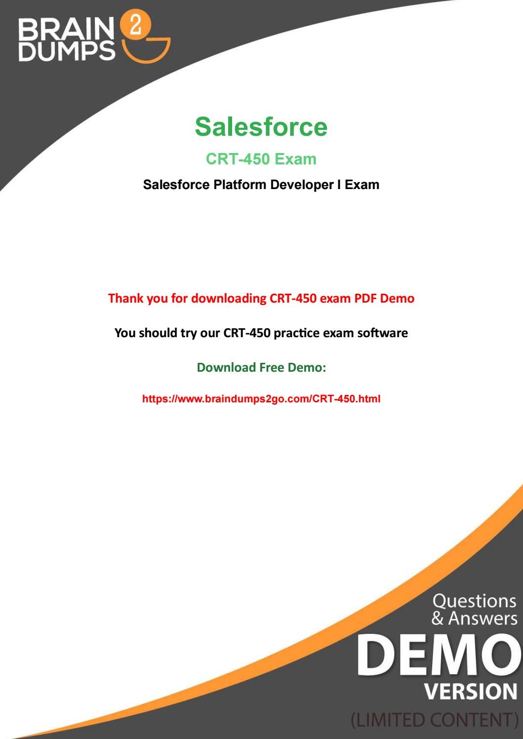 Salesforce Valid CRT-450 Exam Tutorial - CRT-450 Testking Learning Materials