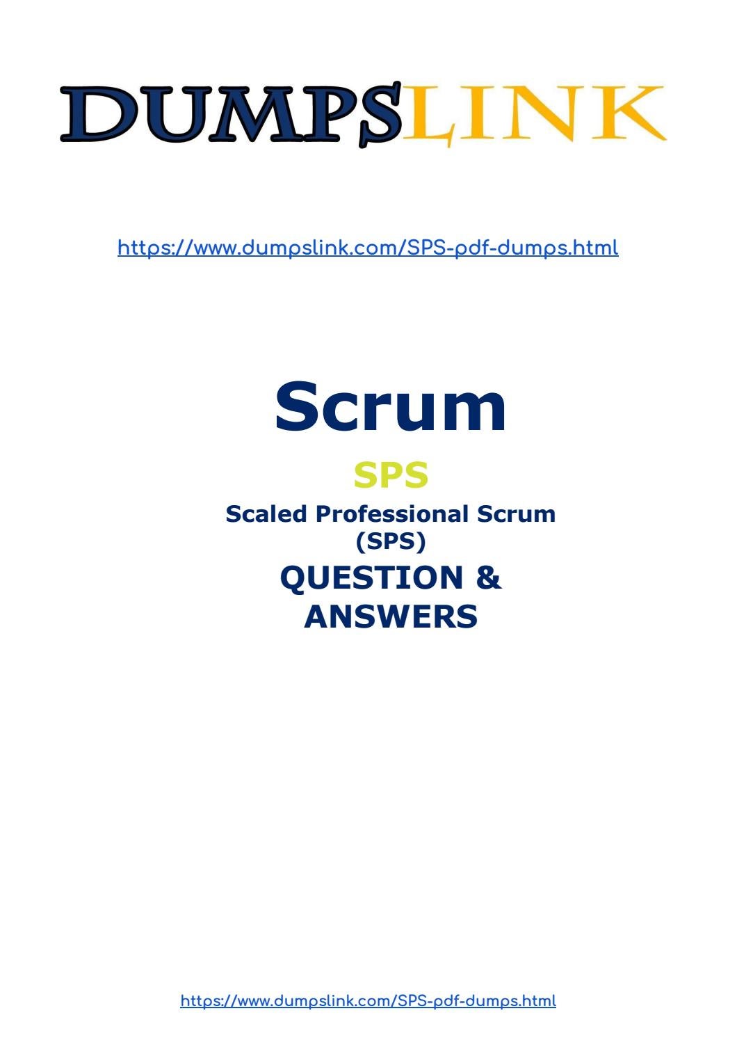 Reliable SPS Cram Materials | Scrum SPS Valid Torrent