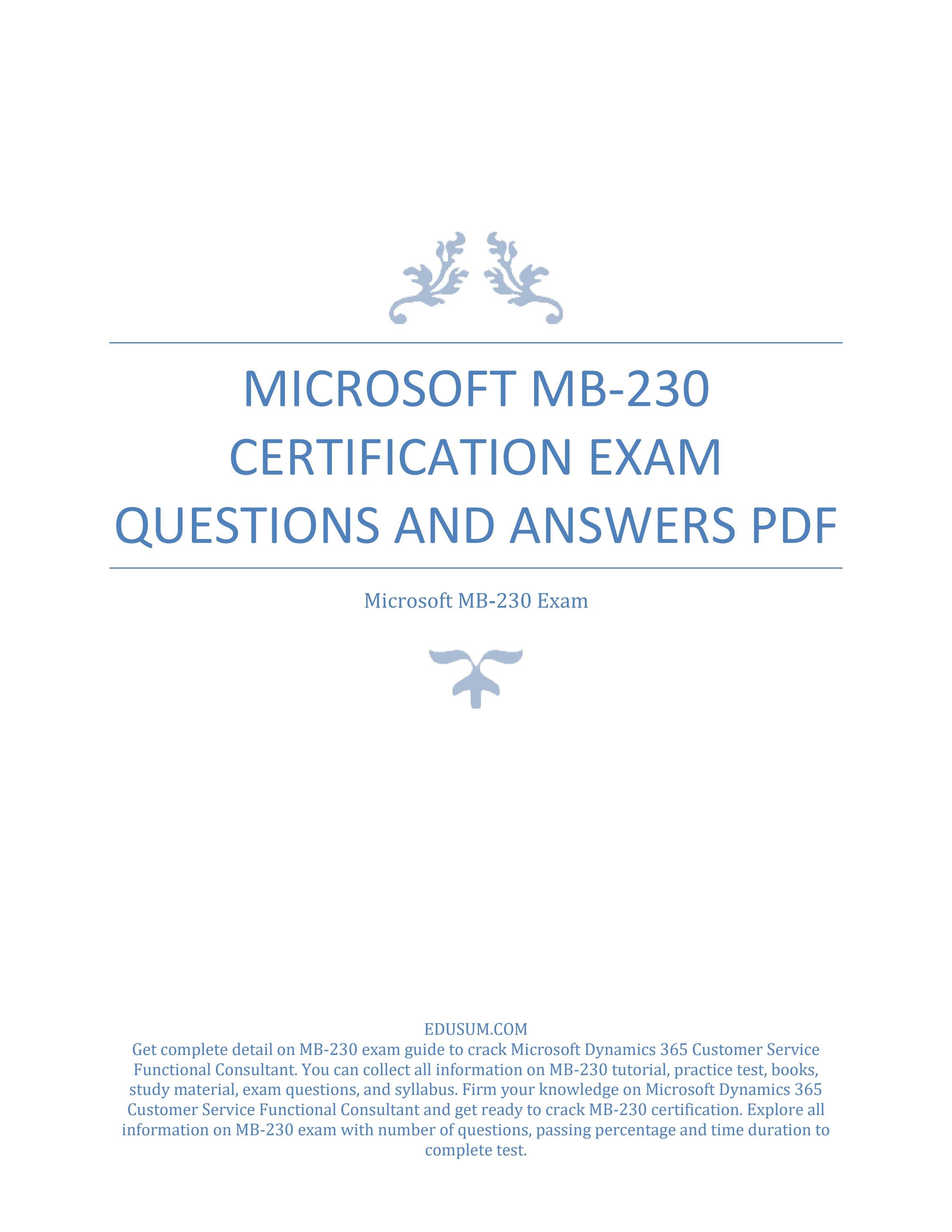 MB-230 Exam Success, MB-230 Test Result | Microsoft Dynamics 365 Customer Service Functional Consultant Test Dumps.zip