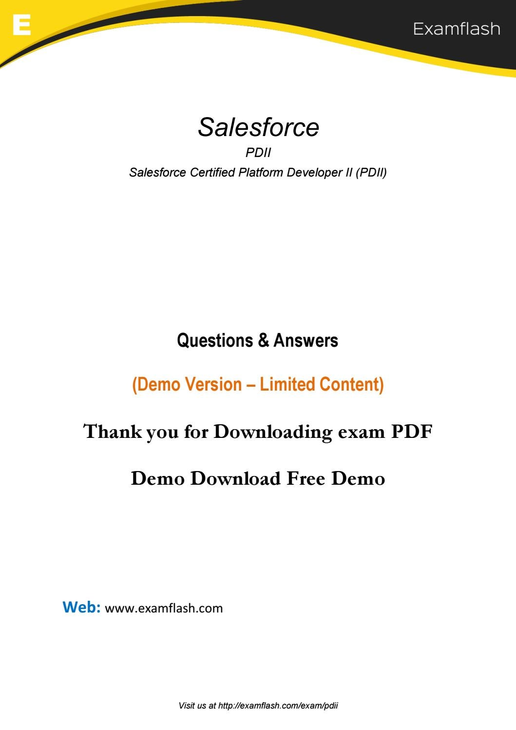 Reliable Exam PDII Pass4sure | Latest PDII Dumps Files