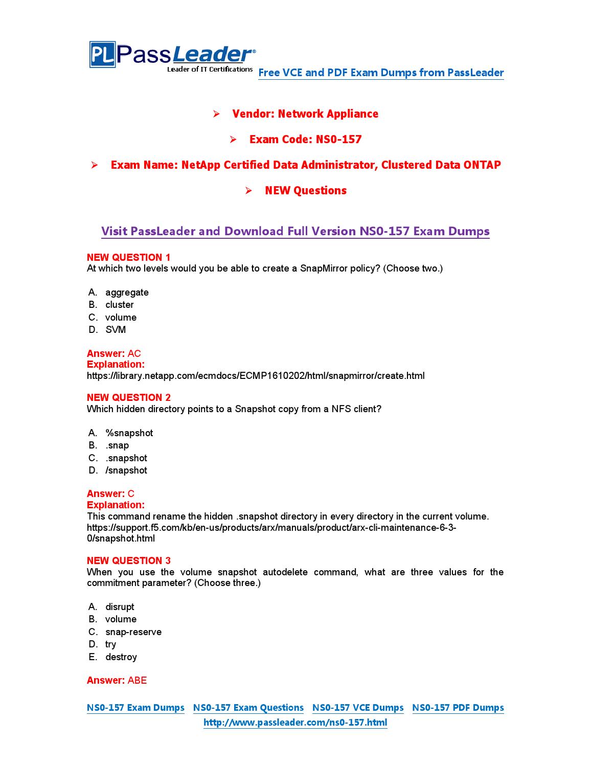 Reliable NS0-700 Study Notes, Network Appliance Reliable NS0-700 Exam Pattern