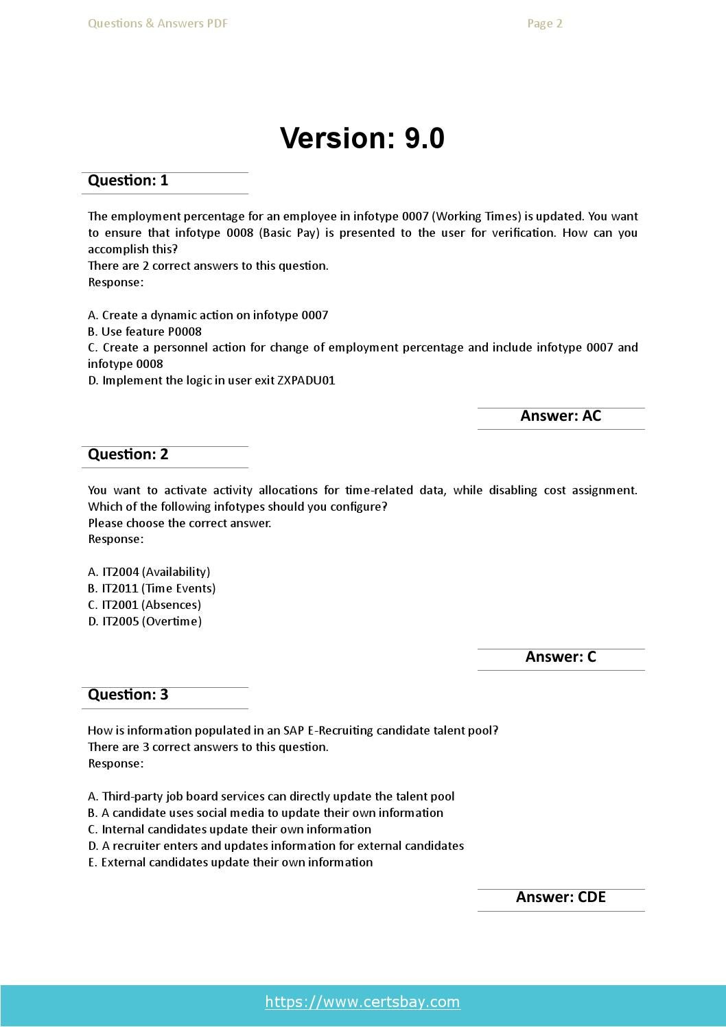 C-THR96-2205 New Dumps Pdf, SAP Latest C-THR96-2205 Test Labs