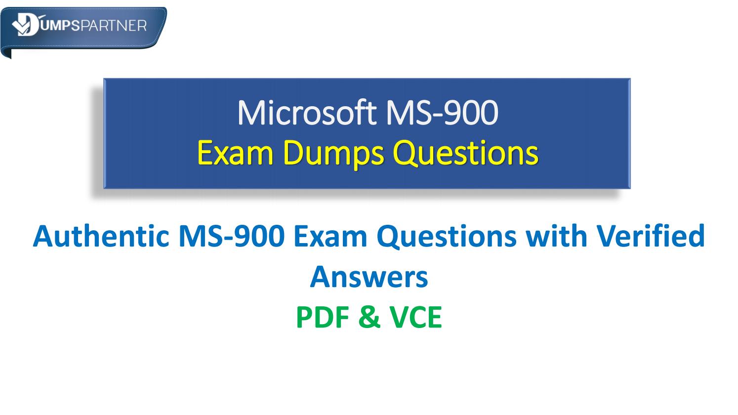 MS-900 Braindump Free - MS-900 Dumps Collection, Latest MS-900 Exam Cram