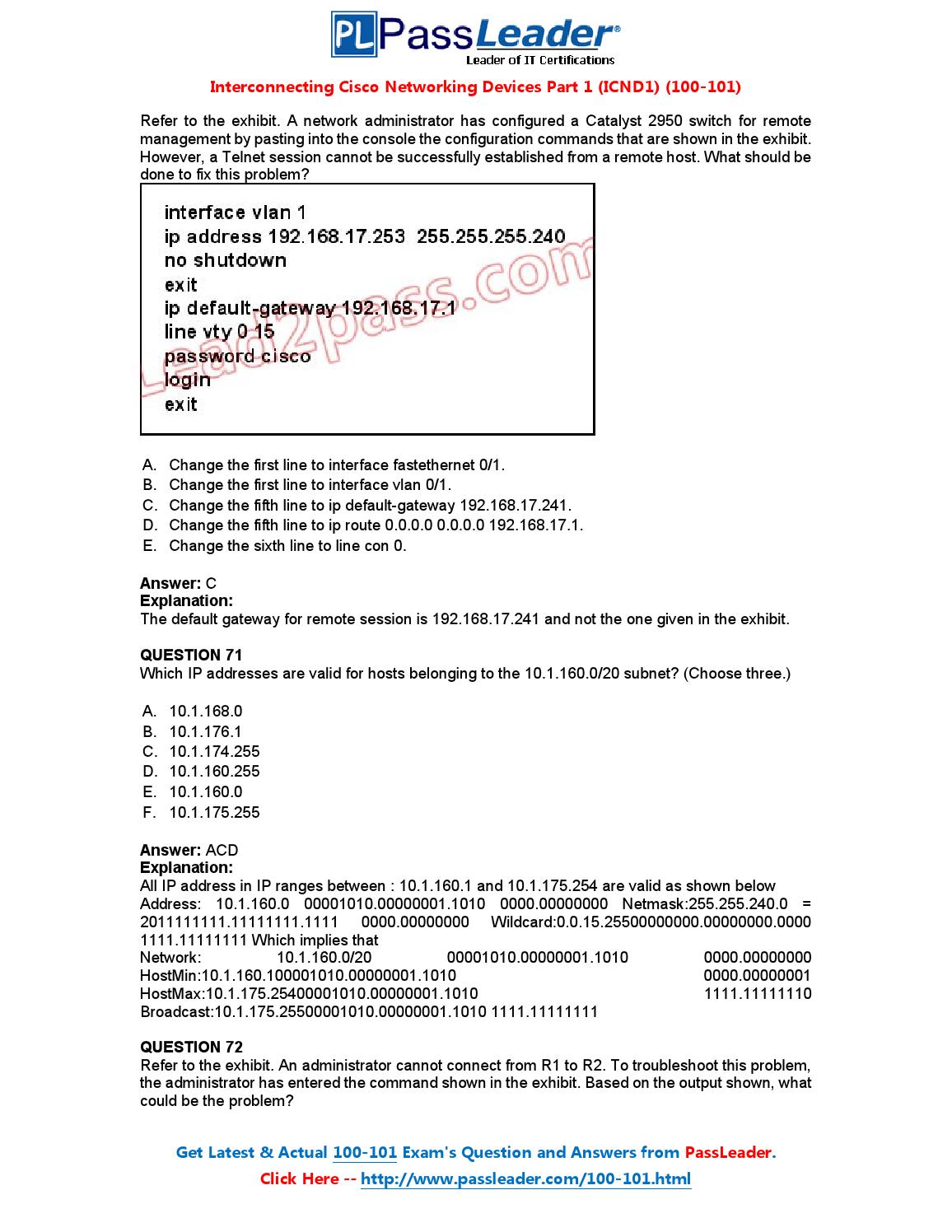 Valid 100-490 Test Pass4sure & Cisco 100-490 Reliable Exam Pattern