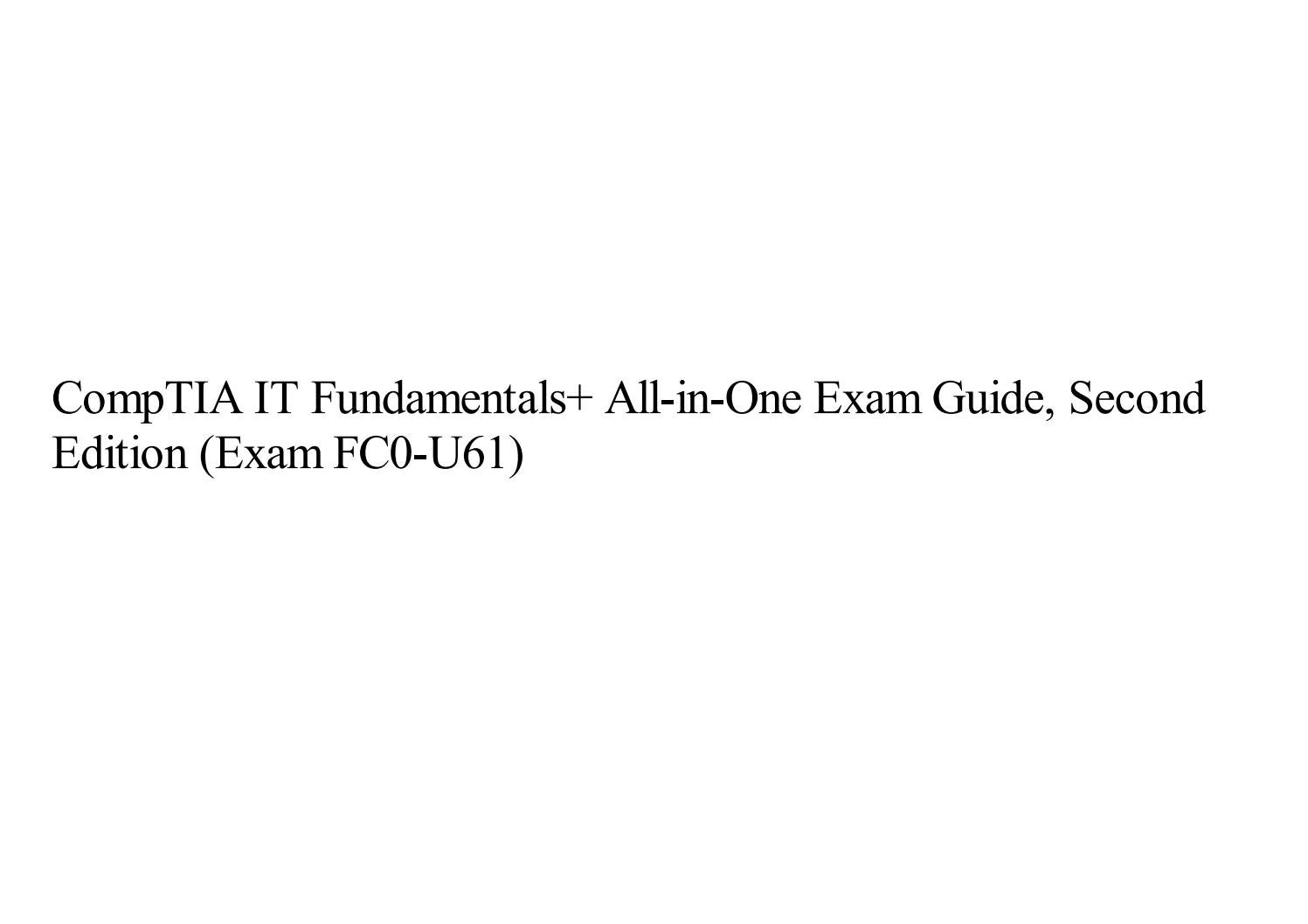 FC0-U61 Reliable Dumps Book, FC0-U61 Certification Book Torrent