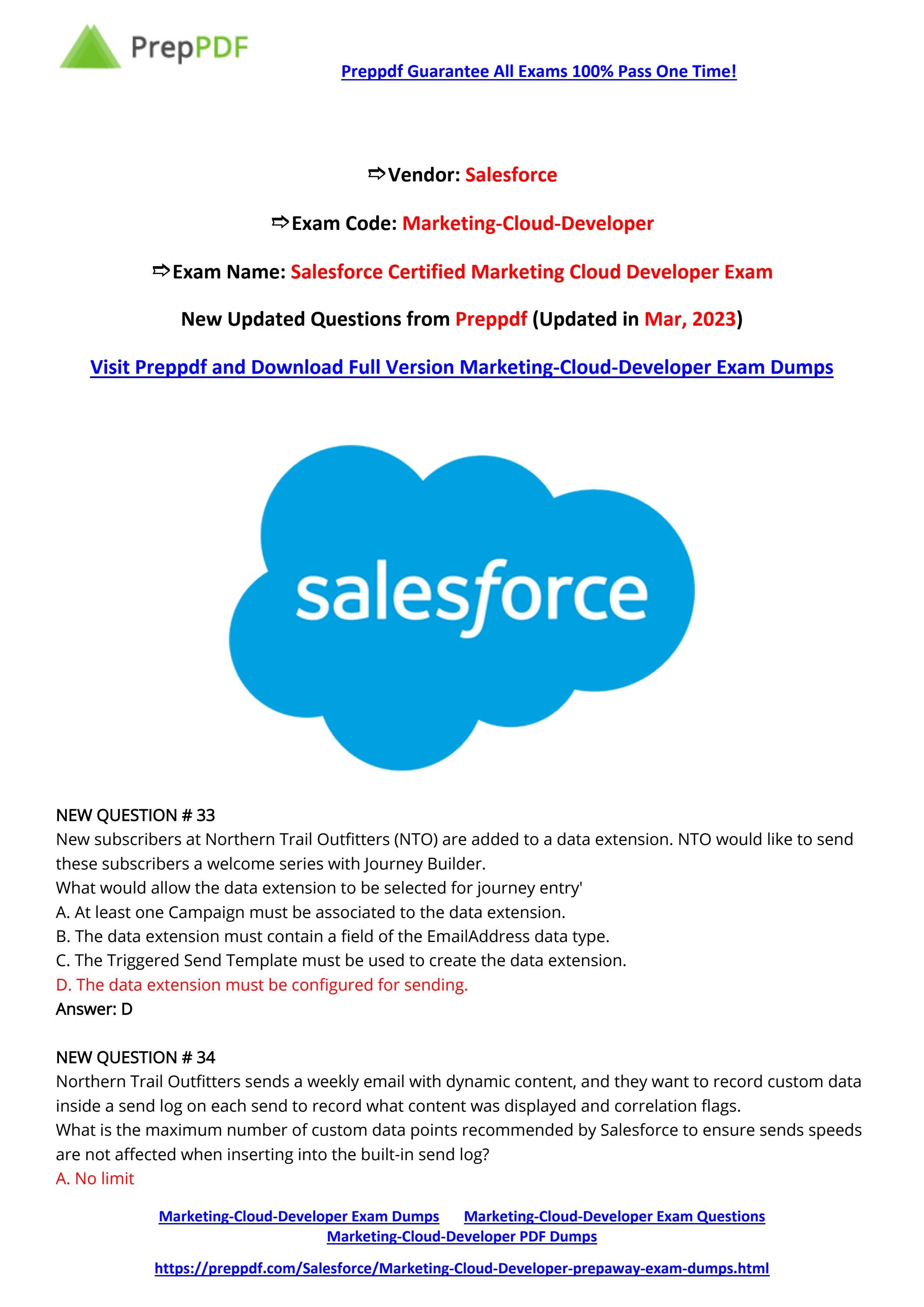 2024 Marketing-Cloud-Developer Reliable Exam Syllabus - Marketing-Cloud-Developer Exam Torrent, Salesforce Certified Marketing Cloud Developer Exam Exam Test