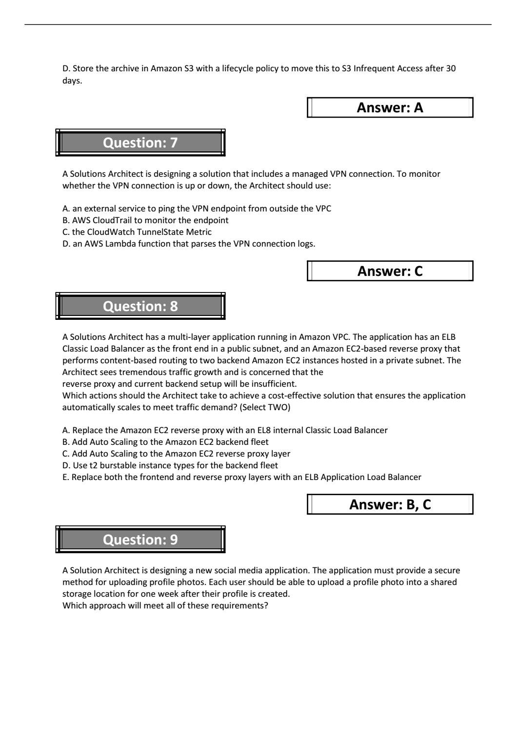 AWS-Solutions-Architect-Associate Study Guides | AWS-Solutions-Architect-Associate Sample Exam & AWS-Solutions-Architect-Associate Valid Test Pattern