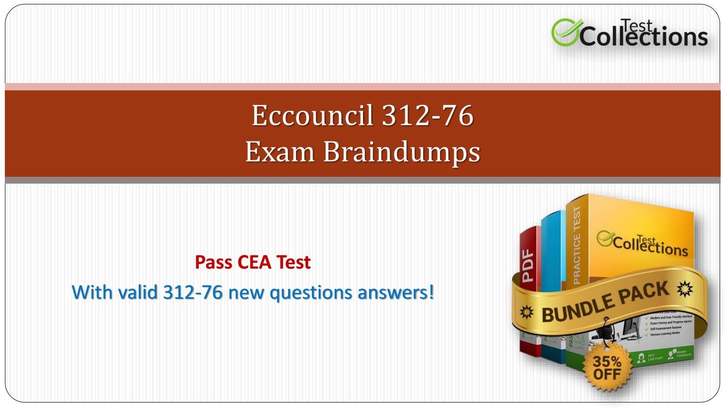 Latest 312-76 Test Answers, 312-76 Braindumps Pdf | EC-Council Disaster Recovery Professional (EDRP) Actual Exams