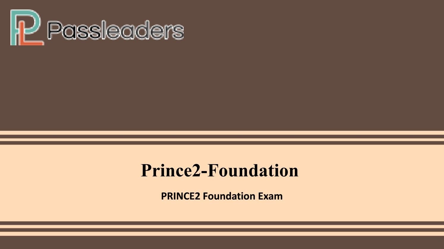 Valid PRINCE2Foundation Exam Answers - Latest PRINCE2Foundation Test Report, PRINCE2Foundation Testdump