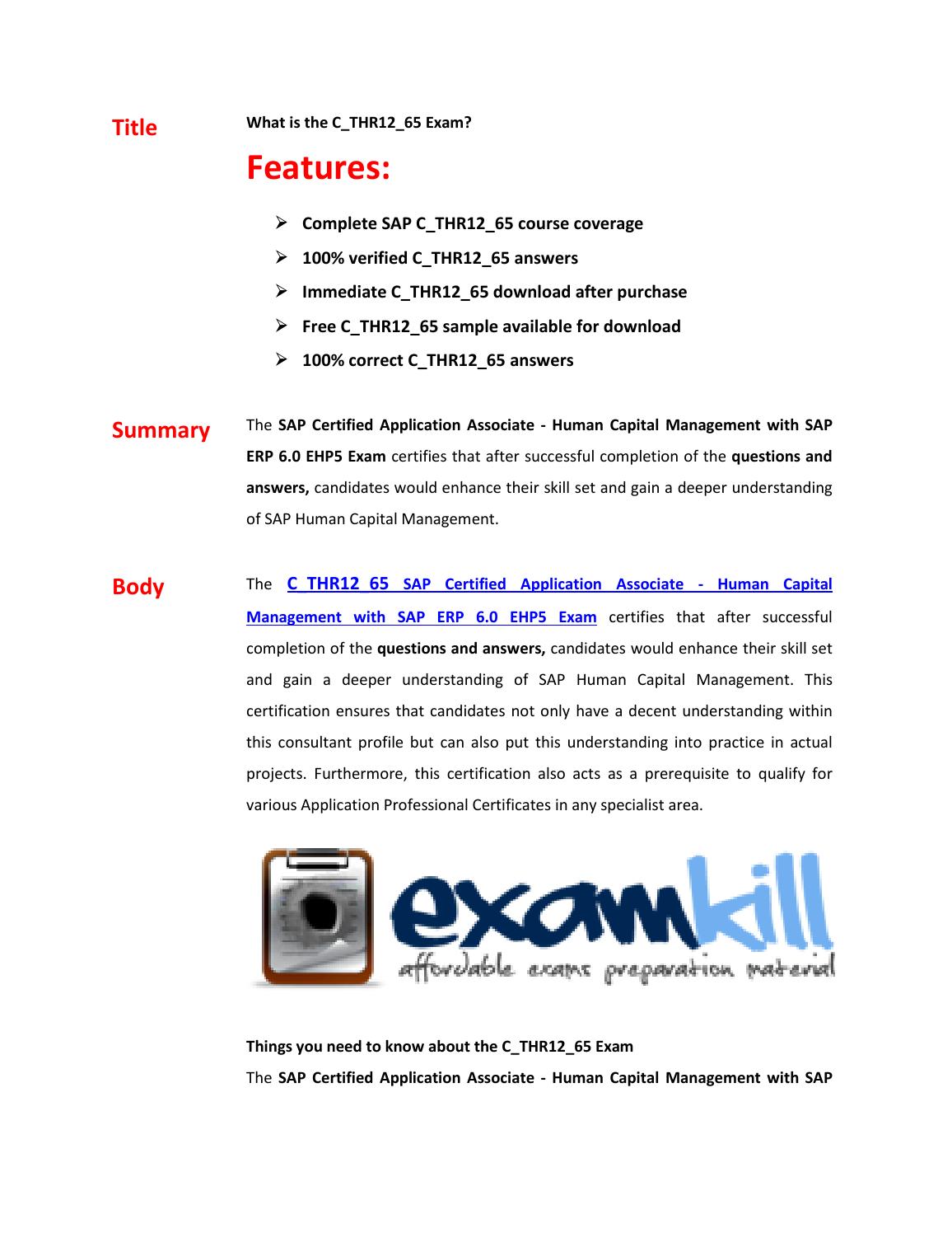 New Exam C-THR84-2205 Materials | C-THR84-2205 Reliable Exam Topics & C-THR84-2205 Valid Test Experience