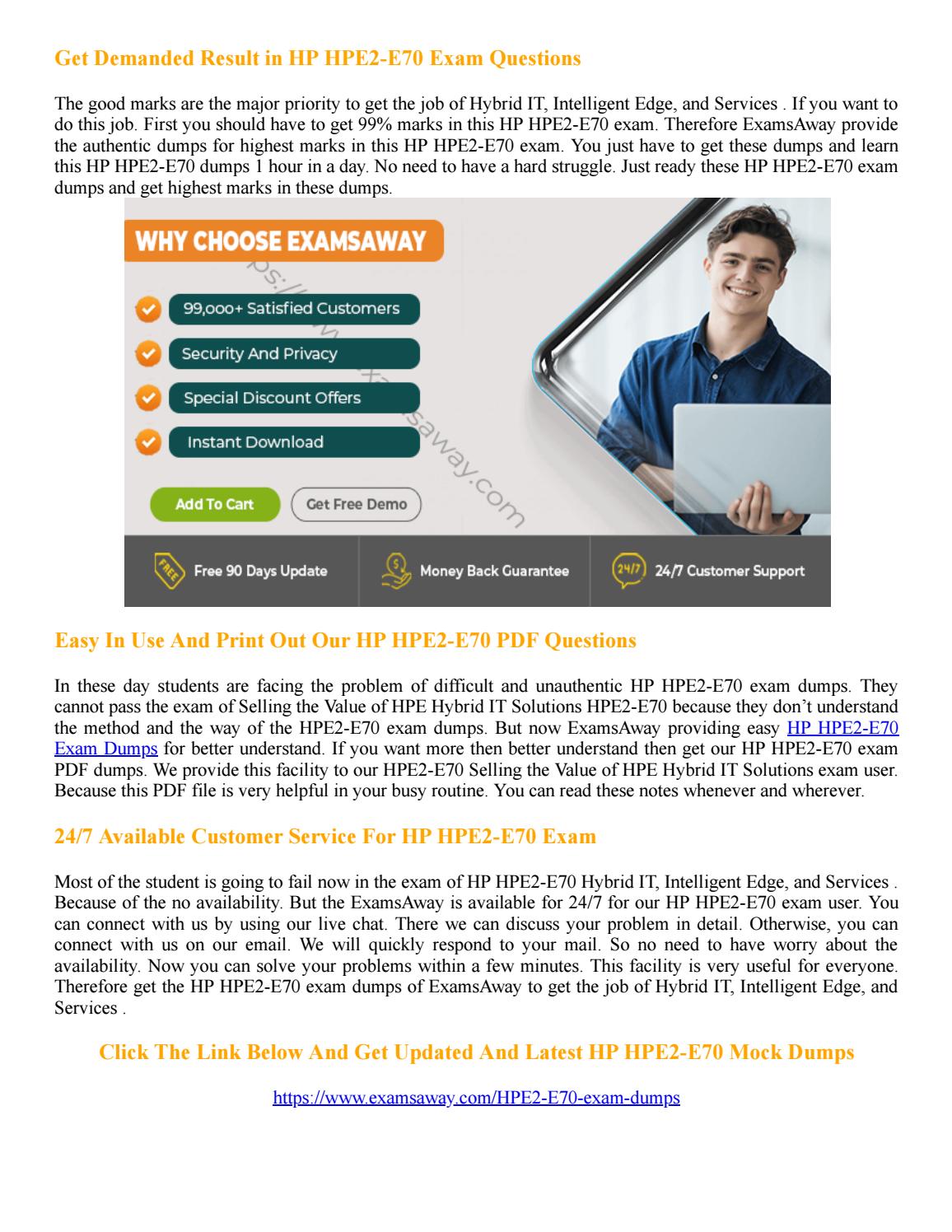 HPE2-N70 Sample Test Online - HP HPE2-N70 Authorized Exam Dumps