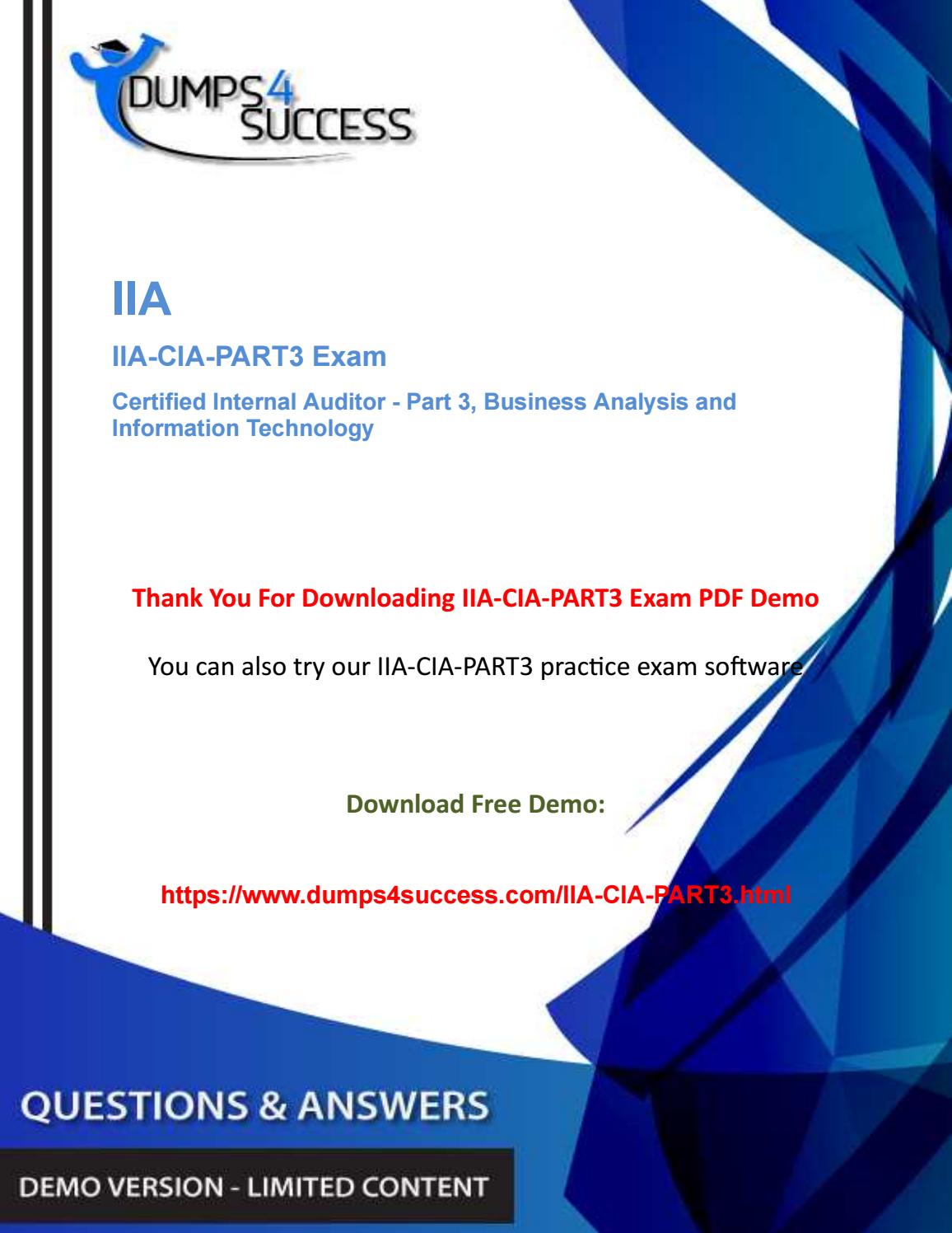 Exam Sample IIA-CIA-Part3 Online, Latest IIA-CIA-Part3 Braindumps Files