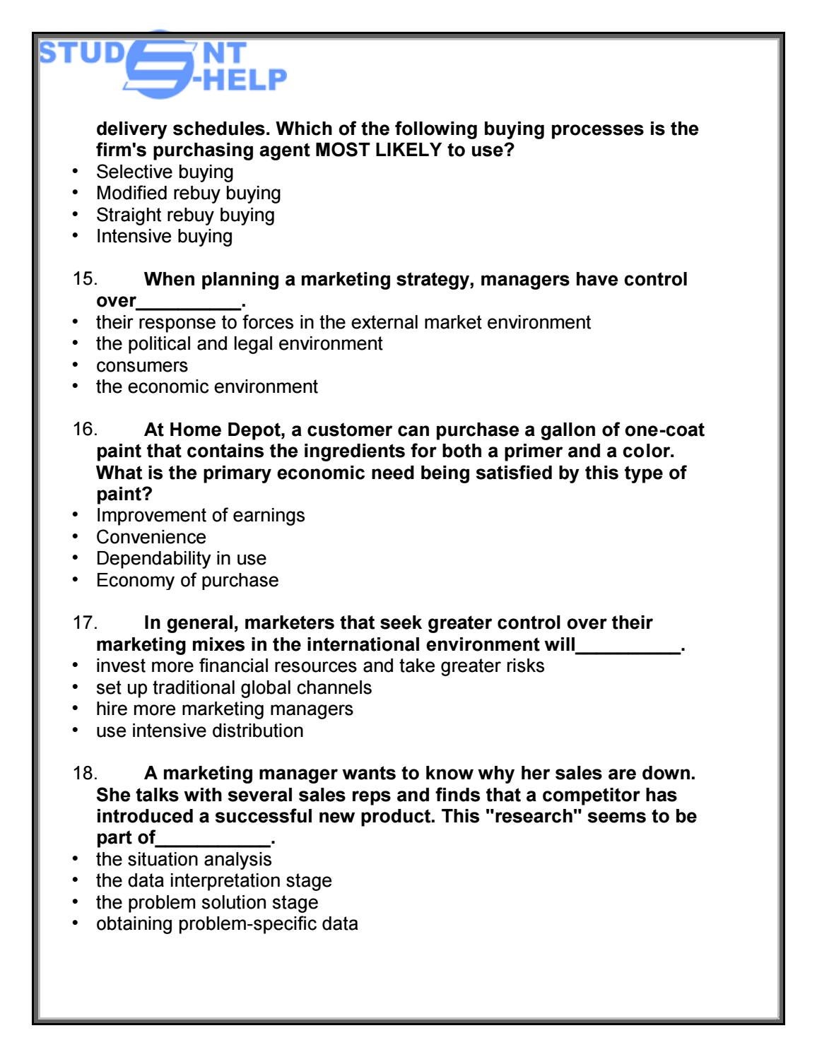 2024 Flexible MKT-101 Learning Mode | MKT-101 Authorized Exam Dumps